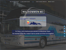 Tablet Screenshot of berger-bus.com